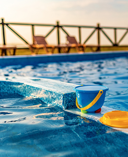Pompe solaire pour la circulation de la piscine