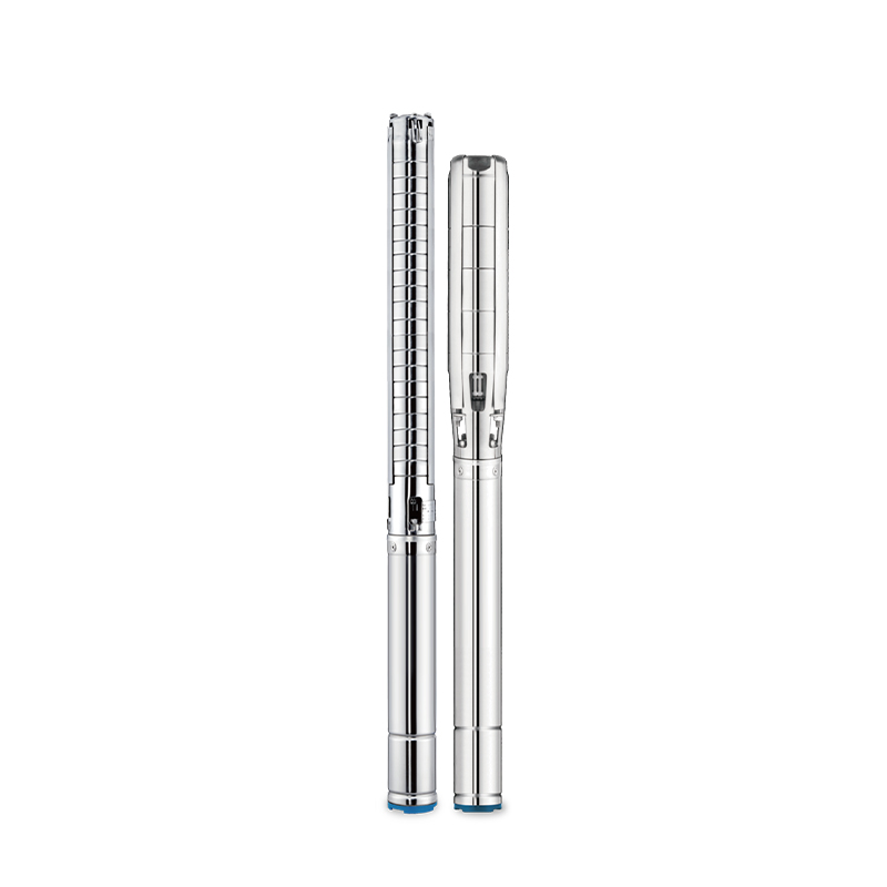 Contrôleur de pompe solaire AC/DC de 4 pouces (800-3000W), pompes submersibles à turbine en acier inoxydable